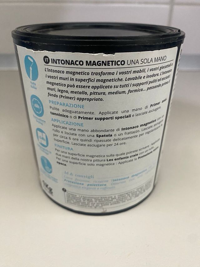 Intonaco Magnetico ID 1kg Lavagna