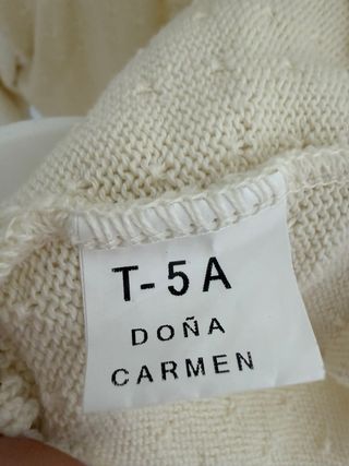 Chaqueta Doña Carmen niña eventos beige.