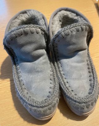 Mou Stivaletti Grigio con Pelo