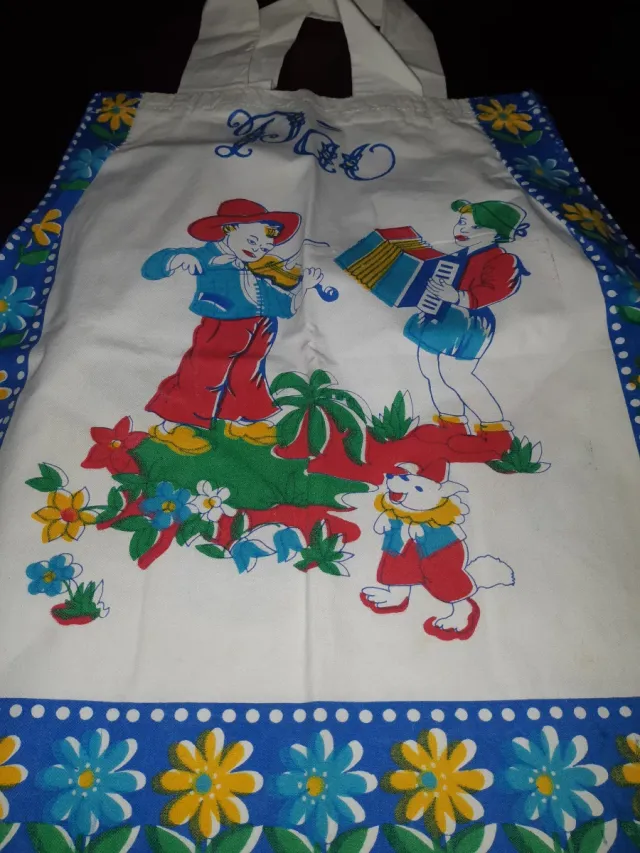 Borsa per pane con stampa infantile