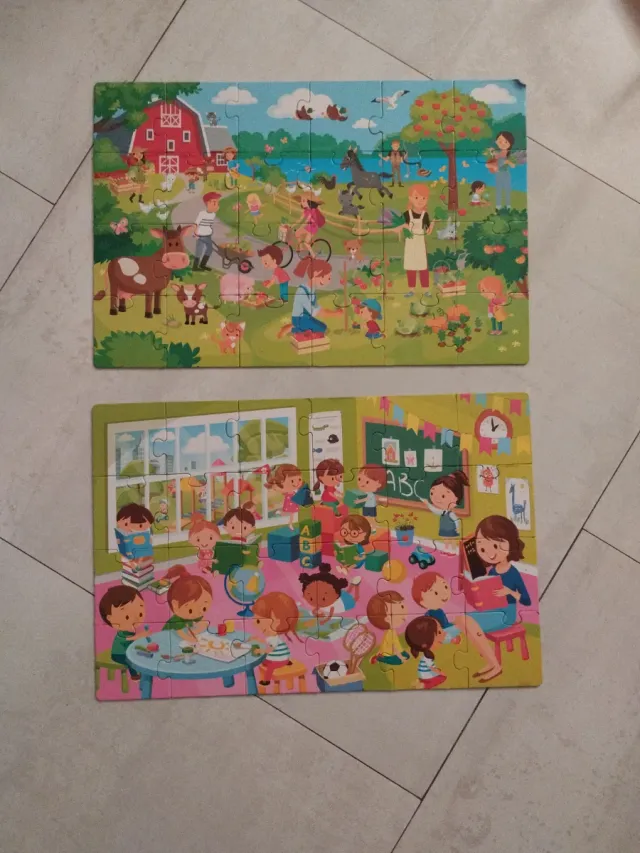 4 Puzzles infantiles