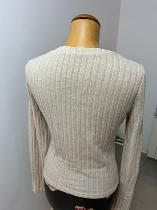 Camiseta de punto V-neck Talla M