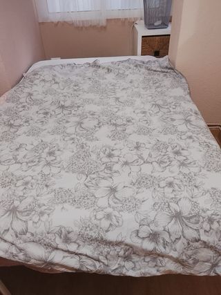 Edredón Nórdico Blanco con 2 Fundas