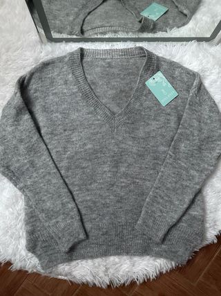 Jersey punto ZONA JOVEN gris