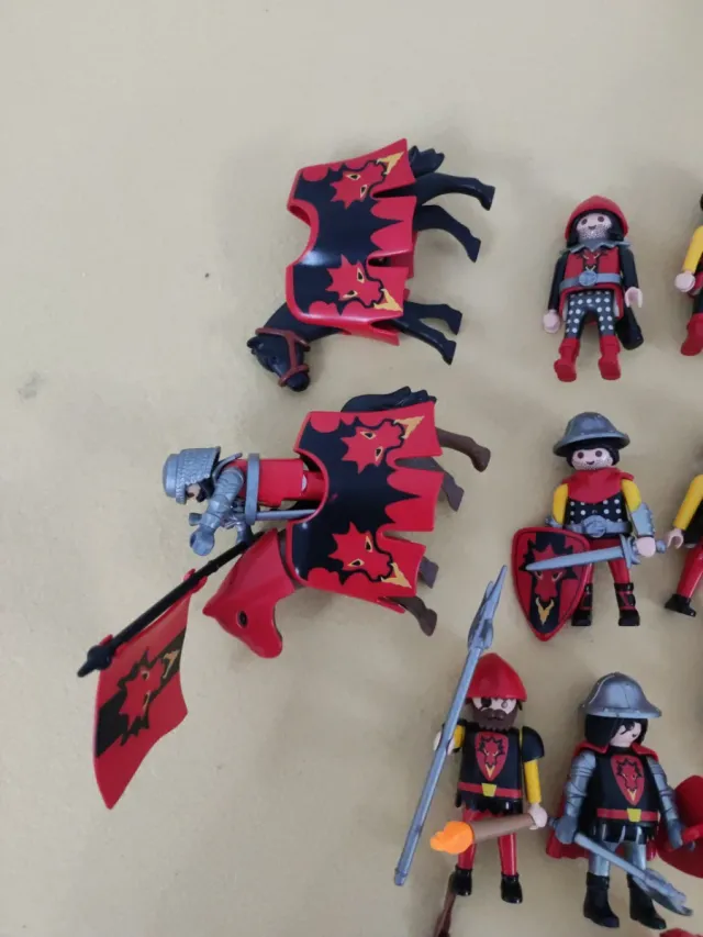 Playmobil Caballeros Dragón Rojo