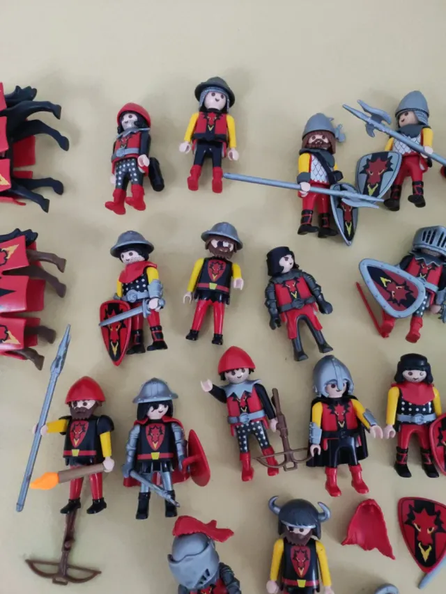 Playmobil Caballeros Dragón Rojo