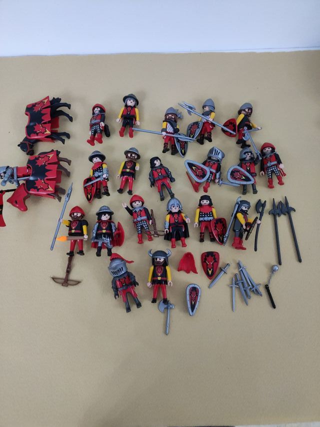 Playmobil Caballeros Dragón Rojo