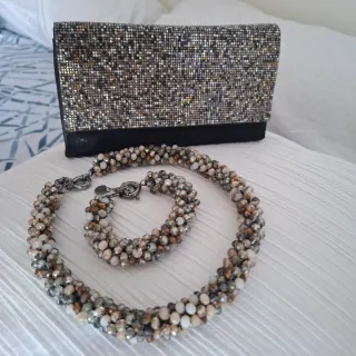 Conjunto bisutería artesanal Purificación García.