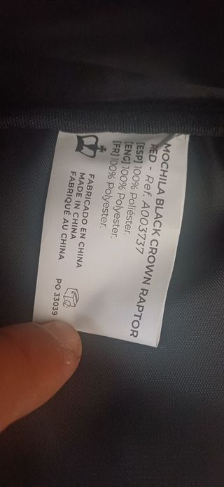 Zaino Black Crown Raptor porta racchetta