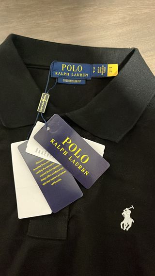 Polo Ralph Lauren Negro Logo Blanco