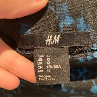 Minifalda H&M estampada