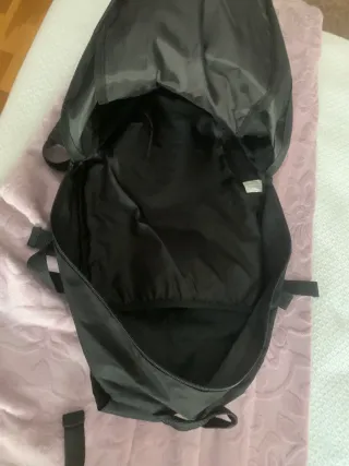 Mochila Negra con Diseño Union Jack