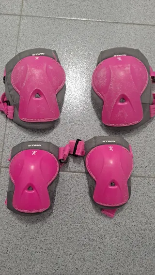 Protecciones Btwin para patinaje