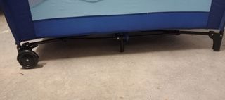 Cuna de viaje con colchón plegable