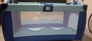 Cuna de viaje con colchón plegable