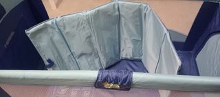 Cuna de viaje con colchón plegable