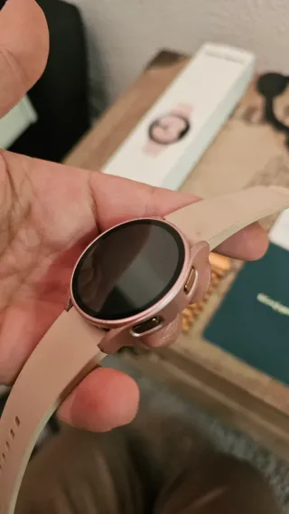 Samsung Galaxy Watch 4 Dourado/Rosa