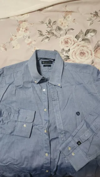 Camisa de vestir azul FORECAST Talla L