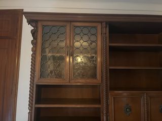 Mueble de salón de madera maciza