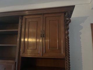 Mueble de salón de madera maciza
