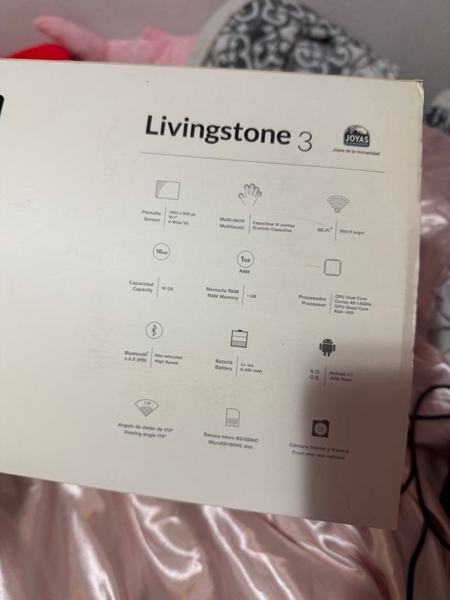 Tablet bq Livingstone 3 Negra