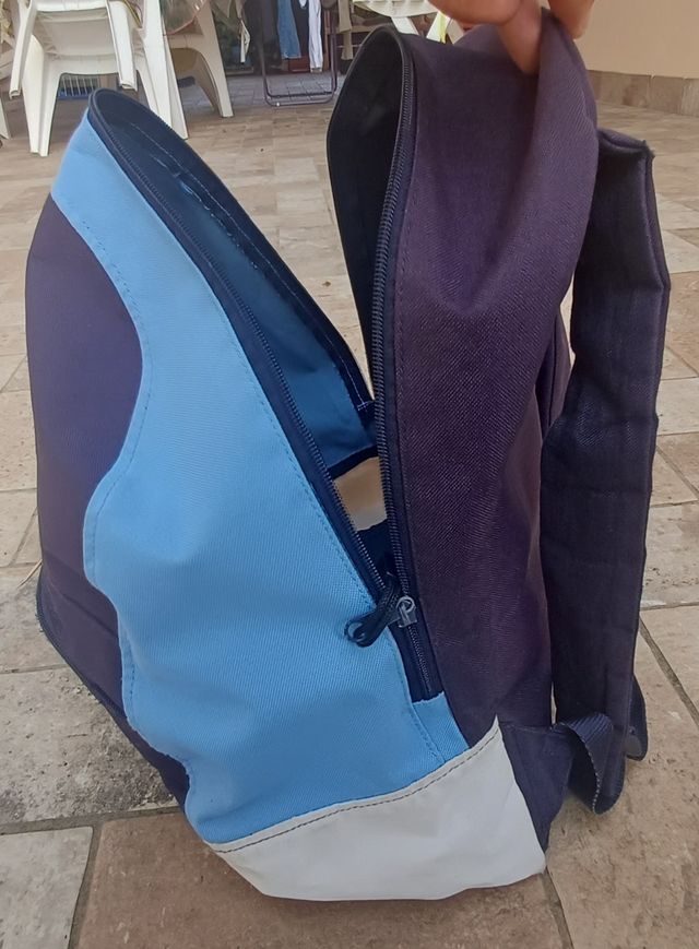 Zaino Lotto Blu e Bianco