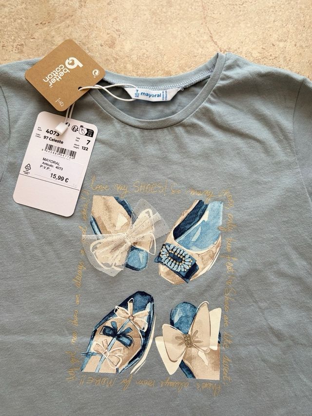 Camiseta Mayoral niña 7 años