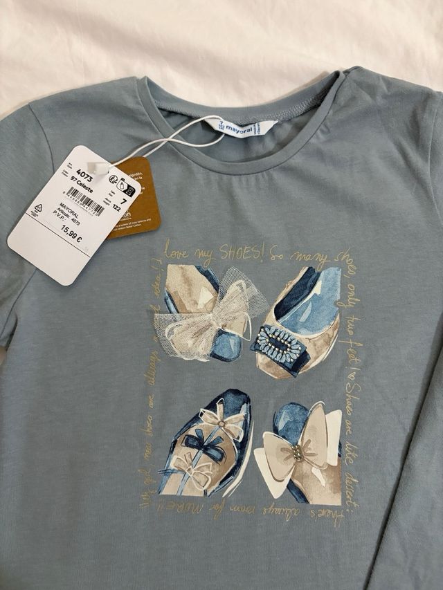 Camiseta Mayoral niña 7 años