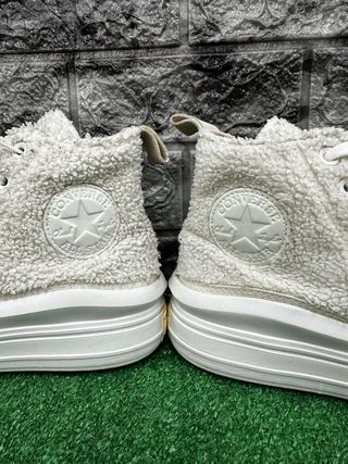 Converse Taglia 39 Beige/Bianco