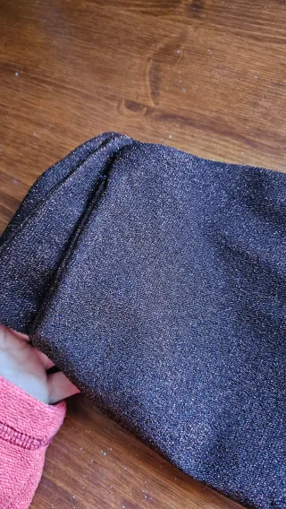 Abito corto glitterato XS, nuovo