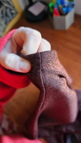 Abito corto glitterato XS, nuovo