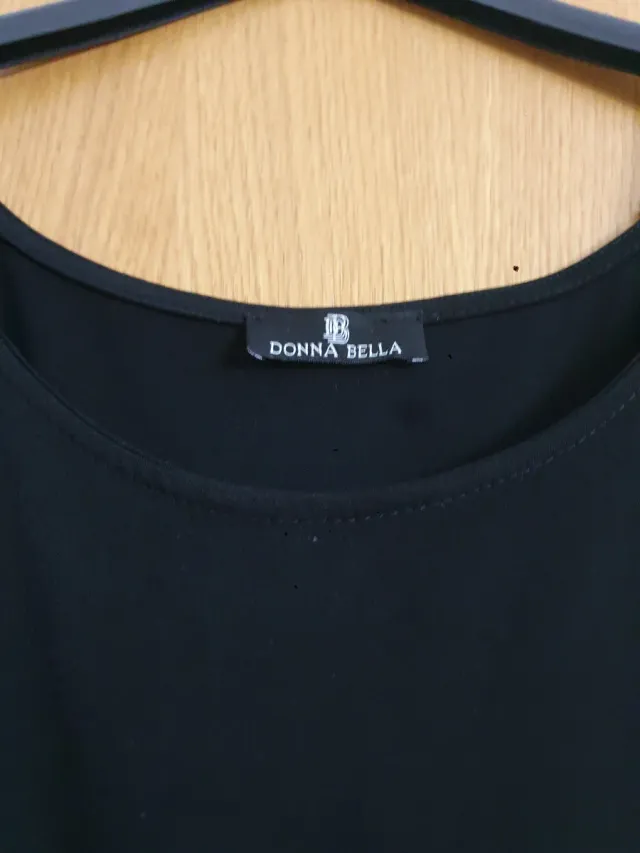 Vestito estivo  nero e oro