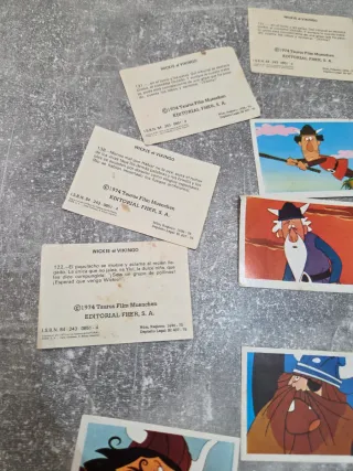 Colección Cromos Wickie el Vikingo 1974 FHER 