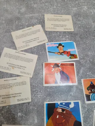 Colección Cromos Wickie el Vikingo 1974 FHER 