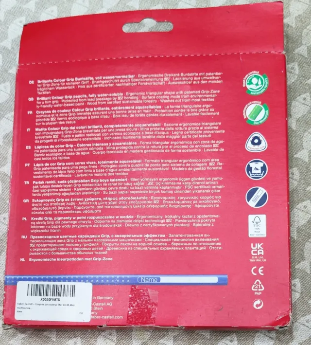 48 Lápices de Colores Faber-Castell Grip