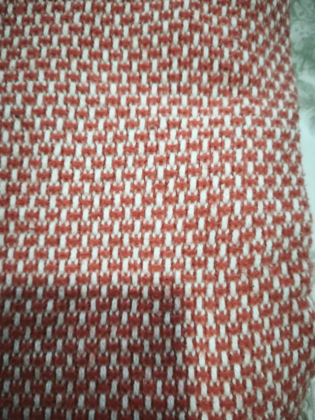 Manta El Corte Inglés Roja y Blanca