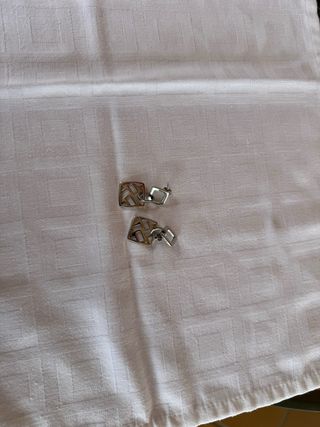 Pendientes Lotus Acero Cuadrados