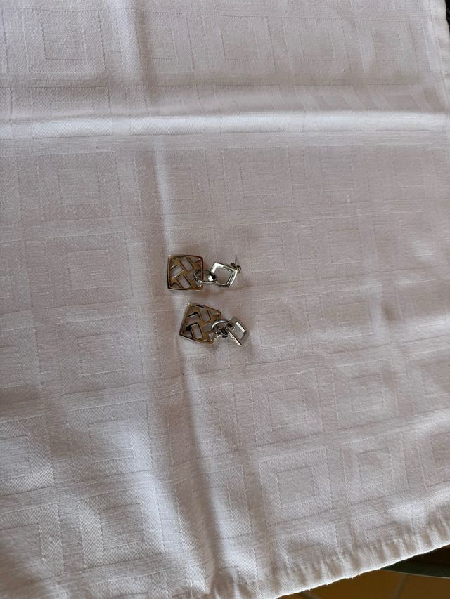 Pendientes Lotus Acero Cuadrados