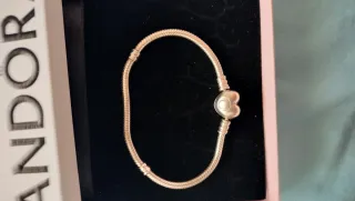 Pulsera Pandora Corazón Plata