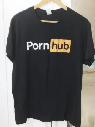 Camiseta PornHub Talla XL Negra