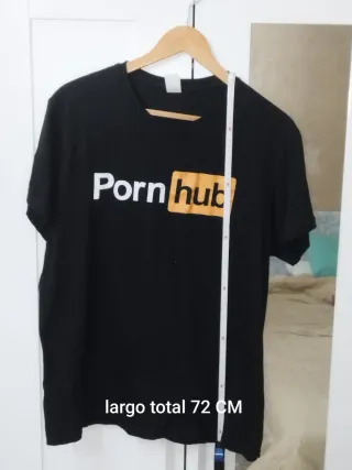 Camiseta PornHub Talla XL Negra