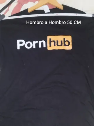 Camiseta PornHub Talla XL Negra