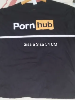 Camiseta PornHub Talla XL Negra