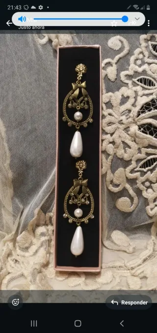 Pendientes Flamenca Ceremonia,sevillana