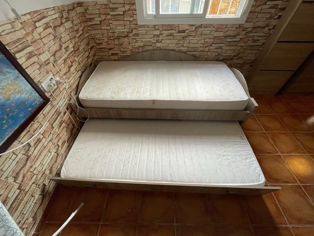 Cama individual extensible