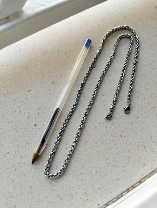 Cadena Acero Inoxidable Trenzada