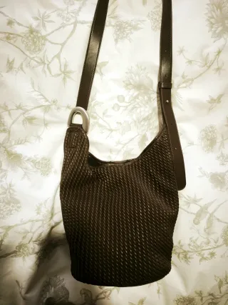 Bolso Parfois marrón tejido