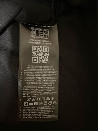 Camiseta Guess Jeans Negra Talla L Slim fit