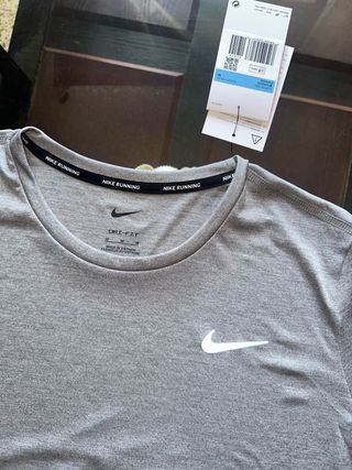 Sudadera Nike Running Gris Talla M