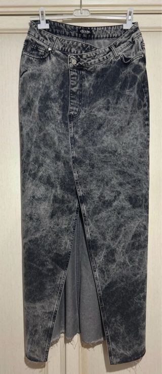 Gonna lunga Dixie effetto stone washed